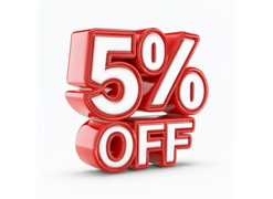 מבצע הנחה 5% לחברי מועדון