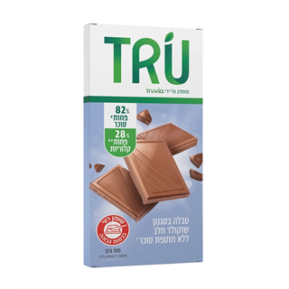 שוקולד חלב ללא תוספת סוכר