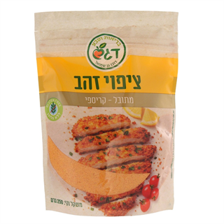 ציפוי זהב מתובל לשניצל ללא גלוטן