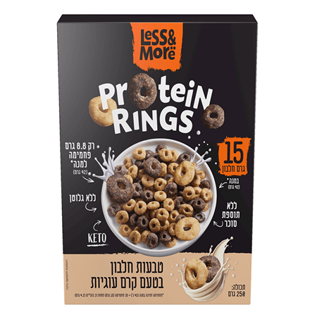 טבעות חלבון בטעם קרם עוגיות