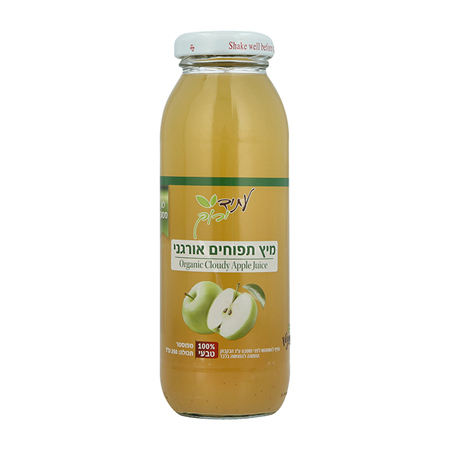 מיץ תפוחים אורגני 100% טבעי