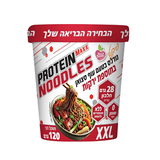 נודלס חלבון בטעם עוף סצ'ואן XXL