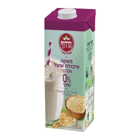 משקה שיבולת שועל אורגני ללא סוכר