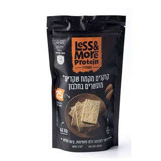 קרקר מקמח שקדים מועשרים בחלבון