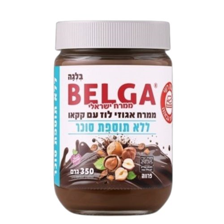 ממרח אגוזי לוז וקקאו ללא תוספת סוכר פרווה