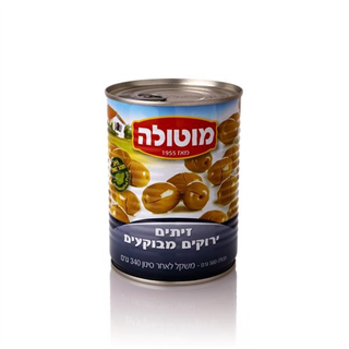 זיתים ירוקים מבוקעים