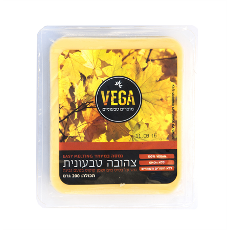 בלוק גבינה צהובה טבעונית