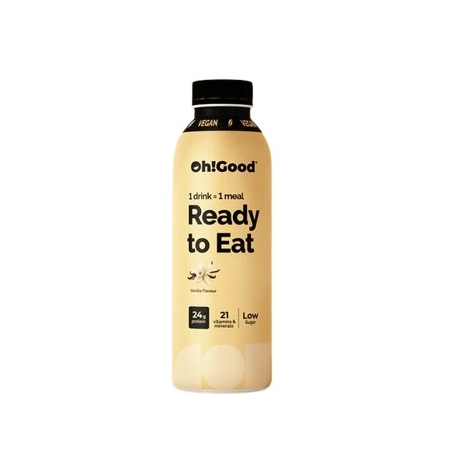 ארוחת משקה חלבון טבעוני בטעם וניל