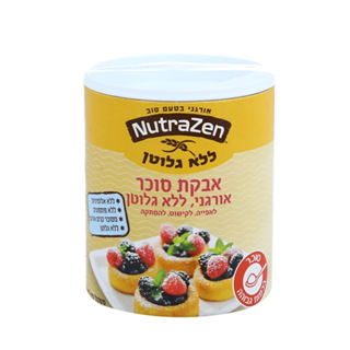 אבקת סוכר אורגני ללא גלוטן