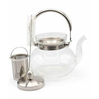 קנקן זכוכית לתה לחימום ישר על הגז 1.4 ליטר