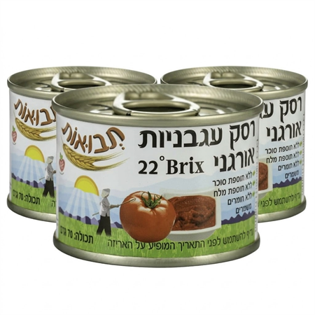 רסק עגבניות אורגני 3 יחידות