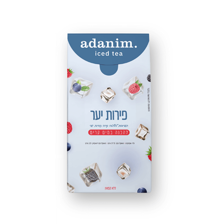 חליטת פירות יער להכנת תה קר