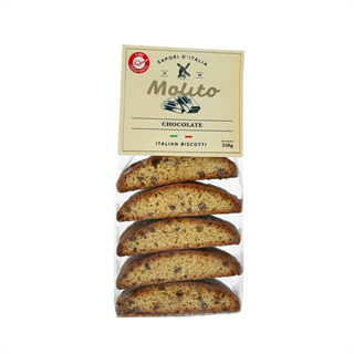 עוגיות ביסקוטי עם שבבי שוקולד מריר