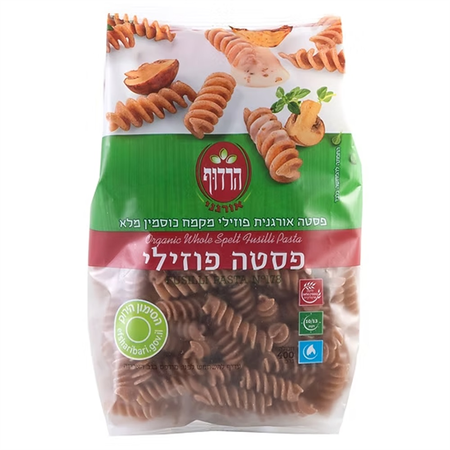 פסטה פוזילי מקמח כוסמין מלא אורגני