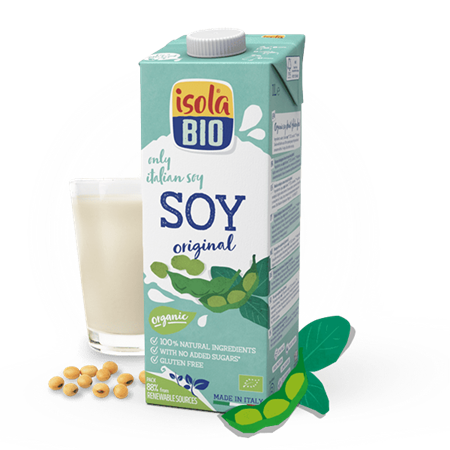 משקה סויה אורגני ללא תוספת סוכר