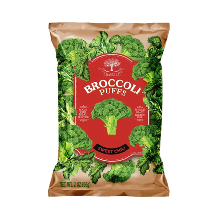 חטיף ברוקולי אפוי בטעם צ'ילי מתוק
