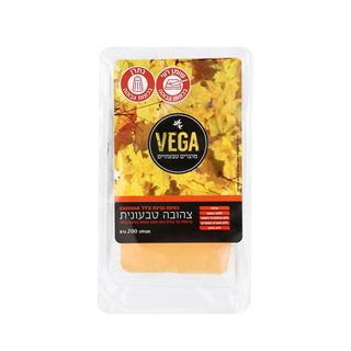 צהובה טבעונית בטעם צ'דר