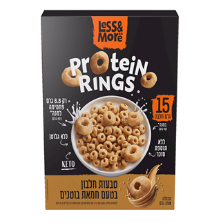 טבעות חלבון בטעם חמאת בוטנים