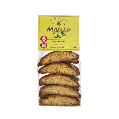 עוגיות ביסקוטי עם שבבי קליפות לימון